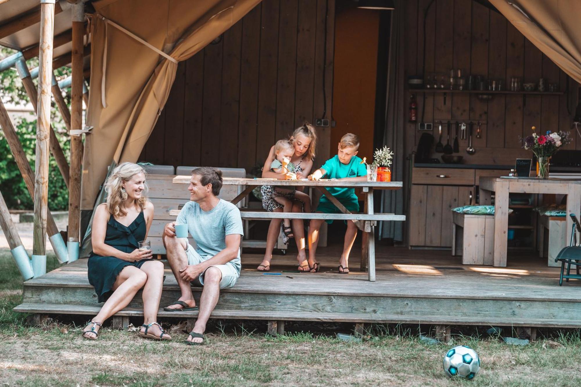 Glamping Holten Luxe Safaritent 2 外观 照片